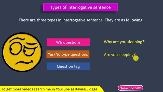 Types of sentences | 4 Kinds of Sentences | Basic English grammar смотреть онлайн