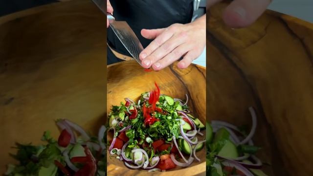 Овощной грузинский салат смотреть онлайн