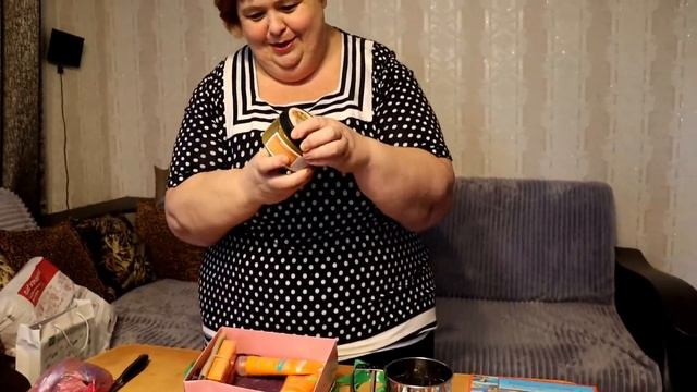 Распаковка посылки к новому году/Готовлю беляши/ смотреть онлайн