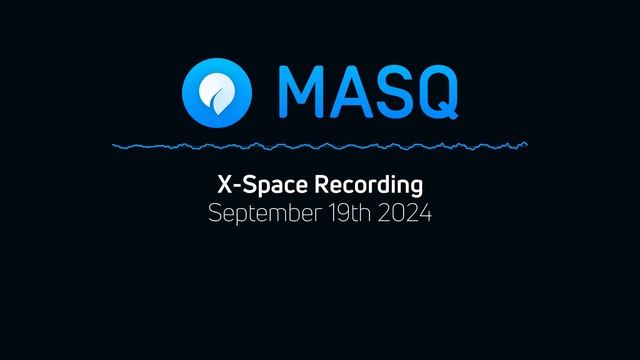 MASQ Community Call - September 19th 2024 смотреть онлайн