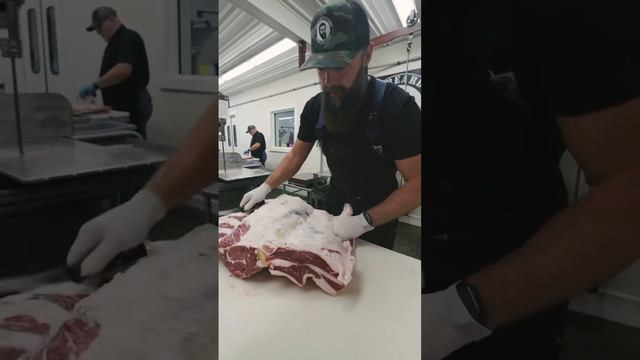 Taking lifter meat off of a Beef Rib Section 🔪🥩 #shorts #beef смотреть онлайн