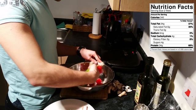 George Foreman Grilled Salmon with Cherry Tomatoes and Mushrooms | Slice Of Fit смотреть онлайн