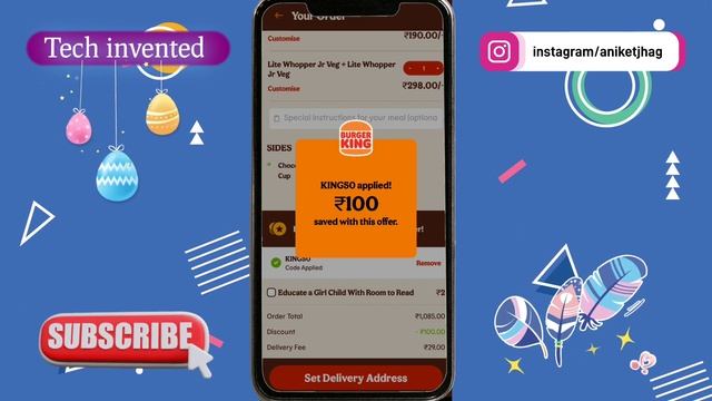 Burger King coupon code | Burger King se online order kaise kare | burger King free order kaise kar смотреть онлайн