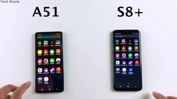 SAMSUNG A51 vs S8+ SPEED TEST 2.0