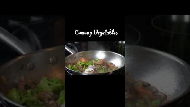 Creamy Vegetables Recipe | Full video in my YouTube channel #shorts #shortvideo #lowcarb #keto смотреть онлайн