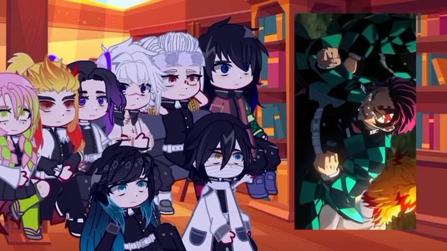Hashiras React To Tanjiro Kamado || Demon Slayer || Gacha Club смотреть онлайн