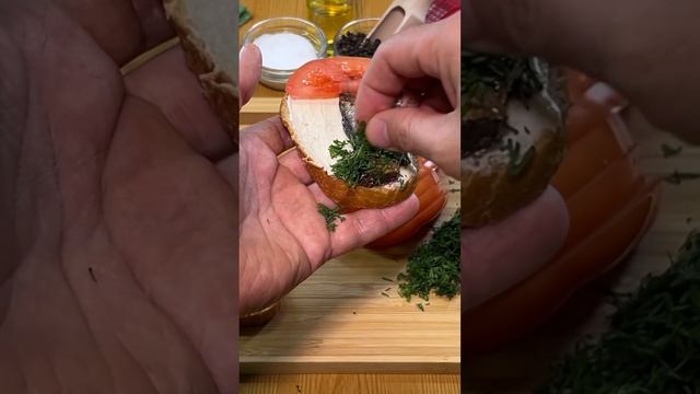 Бутерброды «грибочки» 🍄 #рецепт #recipe #cooking #food #shorts смотреть онлайн