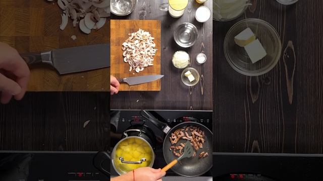 Классический БЕФСТРОГАНОВ с говядиной и грибами. #shorts #бефстроганов #ставканавкус смотреть онлайн
