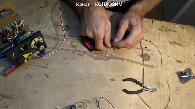 Подключаю китайский вольтметр к своему блоку питания смотреть онлайн