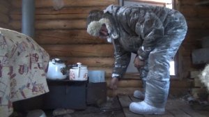 Охота на соболя. Проверка капканов. Якутия. Глухозимье.