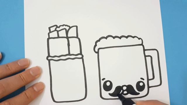 Döner Ayran Çizimi❤Kolay Çizimler😋 смотреть онлайн