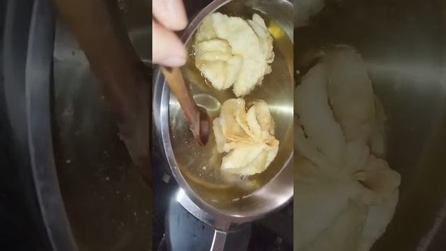 КАК ВКУСНО ХВОРОСТ РОЗОЧКИ. #samsa #recipe #баурсак #хворост смотреть онлайн