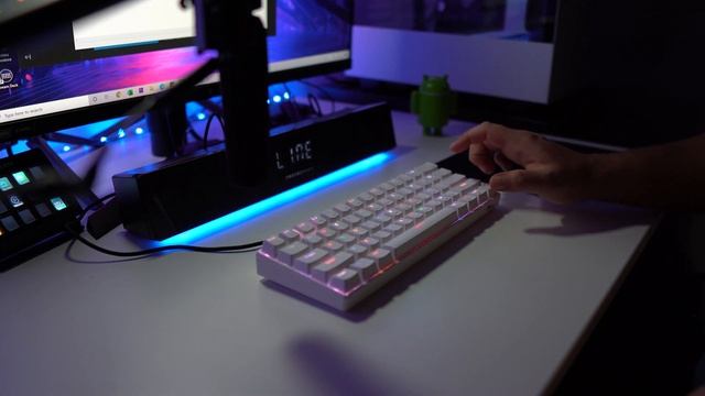 Royal Kludge RK 61 Typing Sounds Test With Pudding Keycaps Vs Stock смотреть онлайн