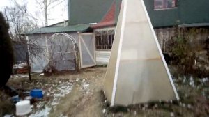 Защита веранды от снега и косого дождя.