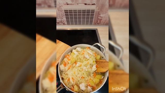 Овощное рагу с курицей🥘🥘🥘 @valentina-foodblogging