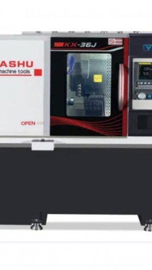 Обзор токарного станка с ЧПУ с наклонной станиной Yashu KX36J