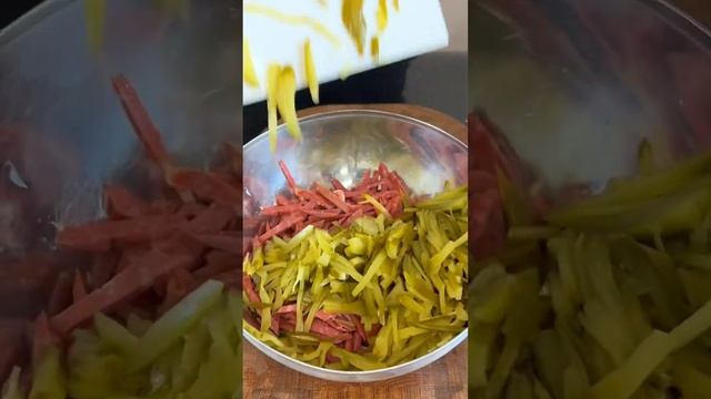 Салат охотничий #food смотреть онлайн