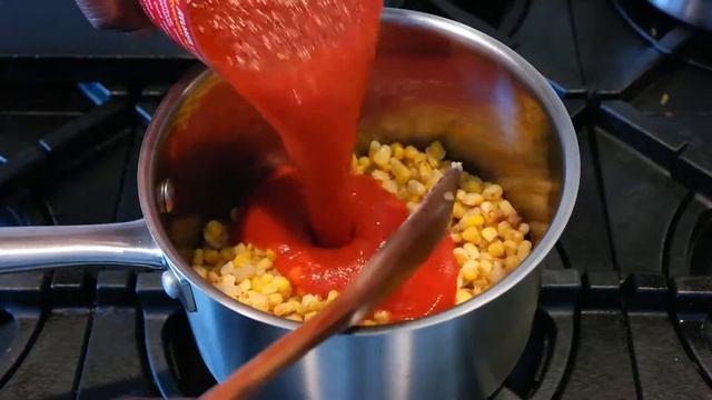 Creamy Tomato Corn Soup - how to make a cream of Tomato Soup смотреть онлайн