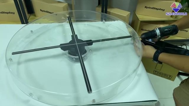 how to use 3d hologram fan software set up assemble and program holographic fan, whole tutorial смотреть онлайн