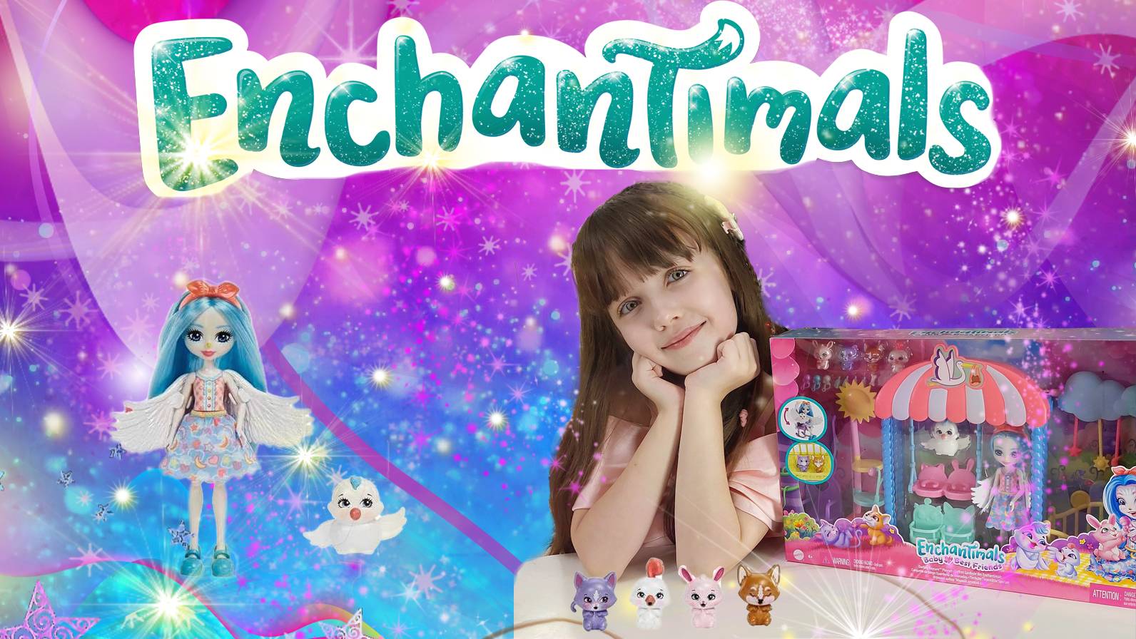 Распаковка Enchantimals Baby Best Friends