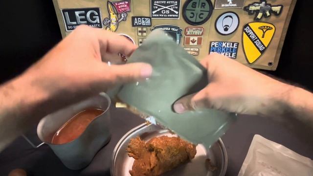 American 2018 MRE menu 2 beef shredded, in BBQ sauce смотреть онлайн