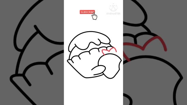 drawing of strawberry cupcake #cupcake #drawing #shorts #youtubeshorts смотреть онлайн