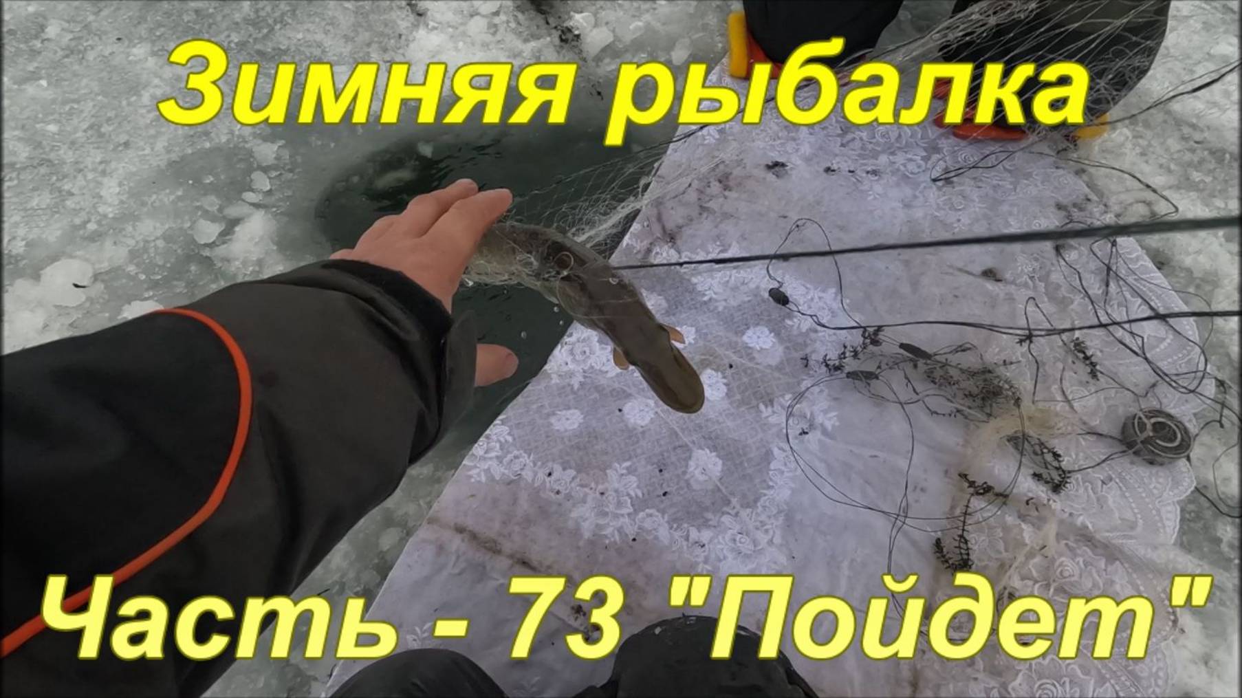 Зимняя рыбалка. Часть - 73. "Пойдет". смотреть онлайн