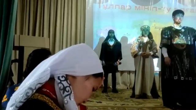 "Қырандай қомданып, тұғырына қайта қонған ел" көрініс "Сауран" жалпы орта мектебінің оқушылары смотреть онлайн