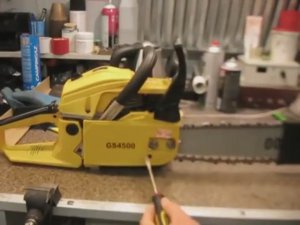 Переделка натяжителя цепи. Маленькие хитрости китайской бензопилы