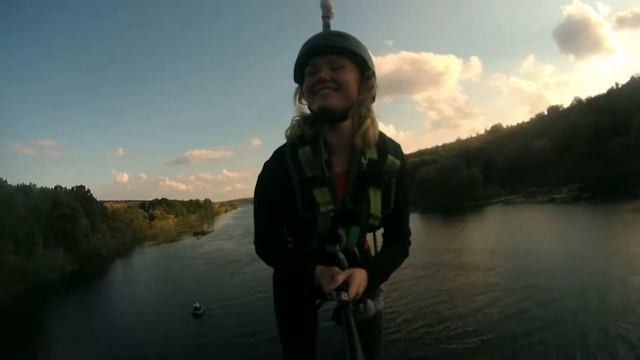 Rope Jumping c Ивановского моста 35 метров (24.09.2017) смотреть онлайн
