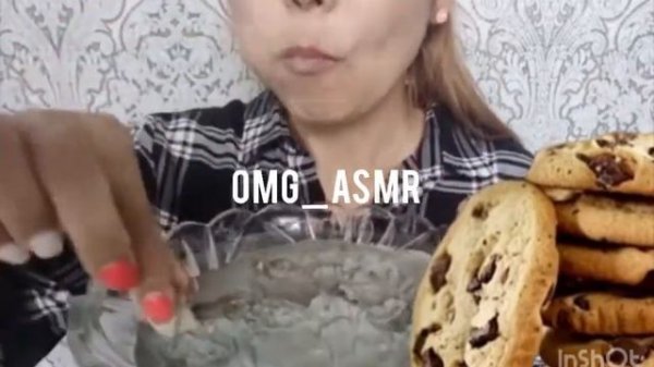 Песочное печенье с пастой глины голубая узбечка