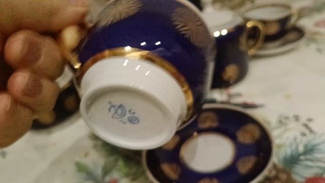 Советский новогодний сервиз,завод Довбыш.