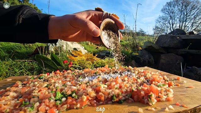 Baking the BEST PIZZA From Scratch in a STONE OVEN Outdoors ｜ ASMR Cooking смотреть онлайн