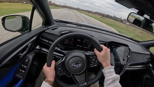 2025 Subaru WRX tS - Тест-драйв по треку от первого лица (Gingerman Raceway) смотреть онлайн