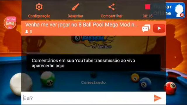 Venha me ver jogar no 8 Ball Pool Mega Mod no Omlet Arcade! смотреть онлайн