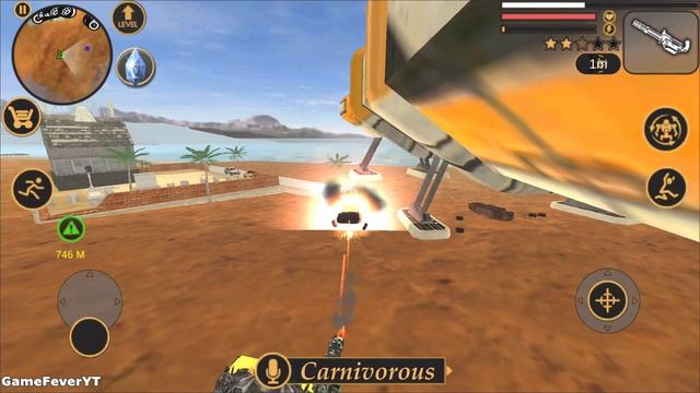 Vegas Crime Simulator (Truck Transformer Tread High Bridge) Car Robot Protect Bridge - Gameplay HD смотреть онлайн