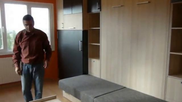 Падащо легло със скрит офис - кът от ВИДАР смотреть онлайн