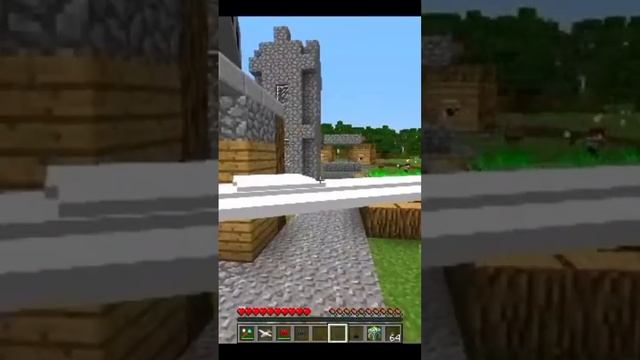 На дом компота и Фиксая упал самолёт #minecraft #фиксай #компот #shorts смотреть онлайн