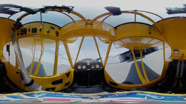 Piper J3 Cub cockpit view static 360 VR - brought to you by Mia Noi Trading Company N99GL смотреть онлайн