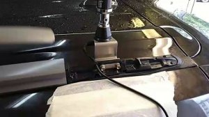 Трудности при установке кронштейна для СВ антенны на автомобиль Toyota Fortuner 2