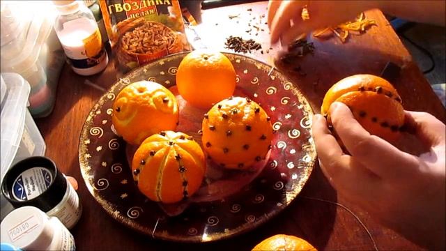 DIY _ ПОМАНДЕРЫ - 🌿ПРИРОДНЫЙ АРОМАТИЗАТОР🌿 _ Elena Pero