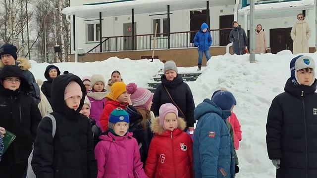 На территории храма иконы «Всех скорбящих Радость» открылась детская площадка смотреть онлайн