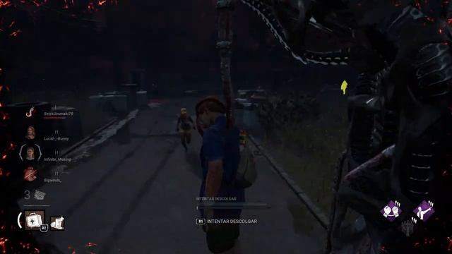 Dwight Fairfield logra escabullirse por la trampilla antes que Alien lo atrape смотреть онлайн