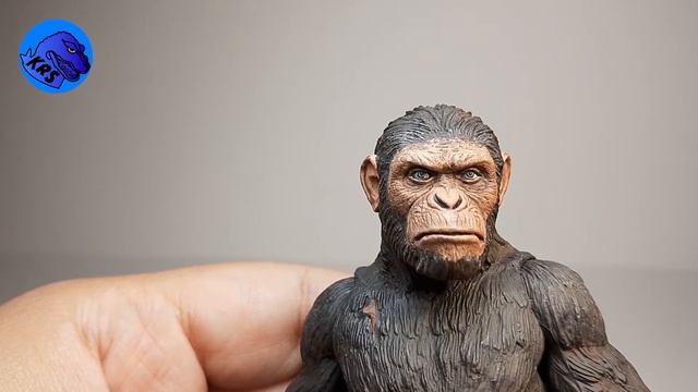NECA Dawn of the Planet of the Apes CAESAR Action Figure REPAINT Showcase смотреть онлайн
