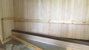Полок в бане своими руками. Каркас полка.
