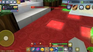Blockman go Skyblock обзор сета синего пламени
