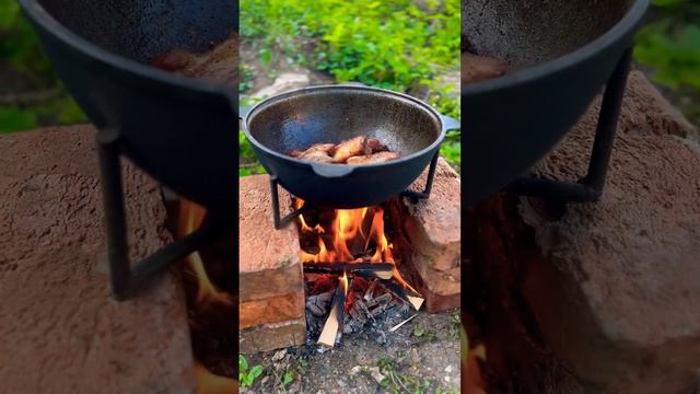 Еда на костре это отдельный вид пищи #asmr #2024 #beautiful #nature #озеро #russia #youtubeshorts