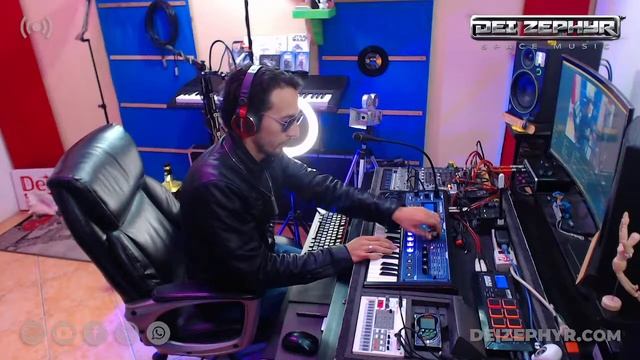 ⚡ TV SHOW 🛸 • [SYNTHWAVE & CYBERPUNK] • Live 👽 DEI ZEPHYR • SPACE MUSIC 🚀