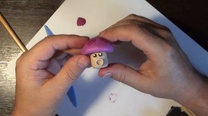 Как слепить Пуфгриб. Зомби против растений из пластилина.