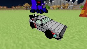 СИНИЙ ТРАКТОР ПОЖИРАТЕЛЬ В МАЙНКРАФТЕ И В РЕАЛЬНОЙ ЖИЗНИ. Гоша и Чич. Приключения машин.